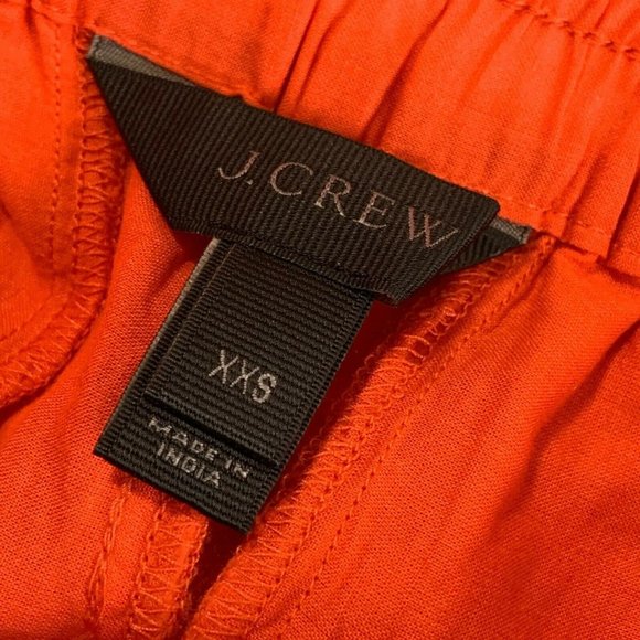 J Crew Size XXS Red Cotton Eyelet Shorts - Picture 5 of 7
